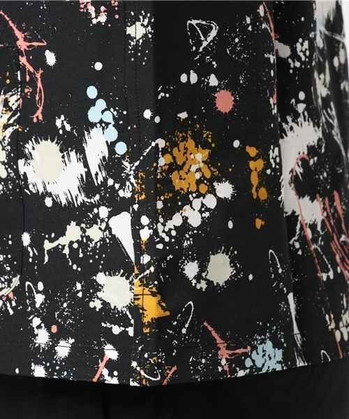 koe（コエ）の「RESORT PAJAMA SHIRTS（シャツ/ブラウス・メンズ・ブラック/ベージュ・L/M/S）」の4枚目の写真