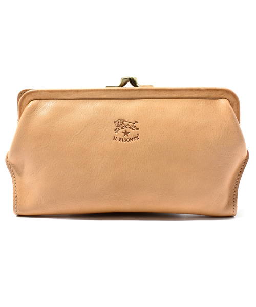 IL BISONTE（イルビゾンテ）の「IL BISONTE / ORIGINAL LEATHER / LONG WALLET（財布・レディース・ブラック/ダークブラウン/オリーブ/レッド/ネイビー/グレー/ナチュラル/ライトブラウン/グリーン/オレンジ/レンガ・FREE）」の6枚目の写真