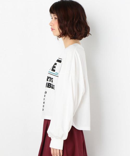 Another Edition(アナザーエディション)の「UNSAFE PRT TEE(Tシャツ/カットソー・レディース・オフホワイト/ブラック/オレンジ・FREE)」の18枚目の写真