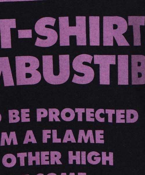 Another Edition(アナザーエディション)の「UNSAFE PRT TEE(Tシャツ/カットソー・レディース・オフホワイト/ブラック/オレンジ・FREE)」の15枚目の写真