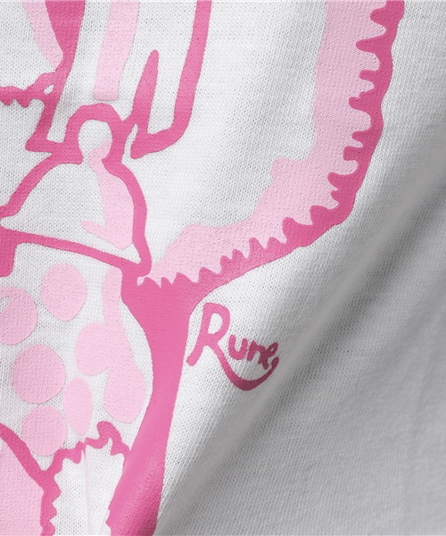 MEDICOM TOY（メディコムトイ）の「ルネブティック Tシャツ　CANDY　ガールズサイズ ホワイト（Tシャツ/カットソー・レディース・ホワイト・LARGE/SMALL/MEDIUM）」の9枚目の写真