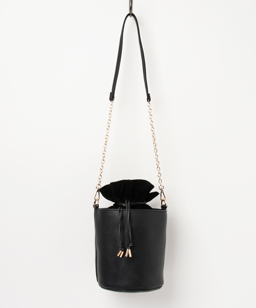 Andemiu（アンデミュウ）の「コンビキンチャクショルダー772081（ショルダーバッグ・ホワイト/その他/ブラック・FREE）」の2枚目の写真