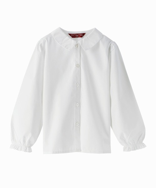 Catherine Cottage（キャサリンコテージ）の「日本製フォーマル長袖ブラウス（シャツ/ブラウス・キッズ・ホワイト系その他2/ホワイト系その他7/ホワイト系その他5/ホワイト系その他/ホワイト系その他4/ホワイト系その他6/ホワイト系その他3/ホワイト系8・100/120/110/130/140）」の21枚目の写真