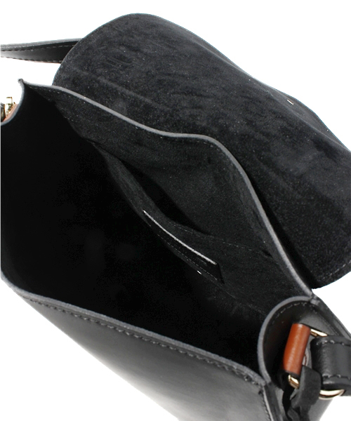 NANO universe（ナノユニバース）の「innuE/バイカラークラシカルポシェット（ショルダーバッグ・レディース・グリーン/ブラウン/ブラック・FREE）」の10枚目の写真