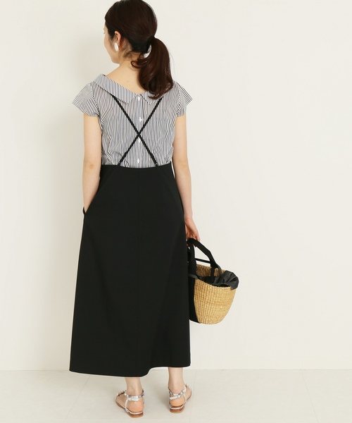 IENA（イエナ）の「デザインカラーショートスリーブシャツ◆（シャツ/ブラウス・レディース・ネイビー/ピンク系その他/スカイブルー・FREE）」の15枚目の写真