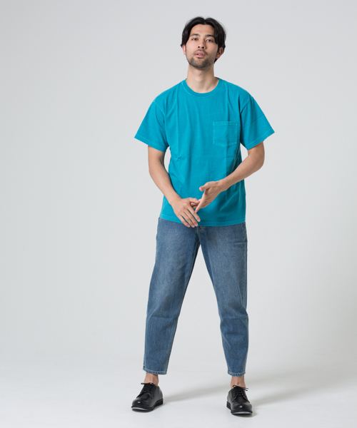 JEMORGAN(ジェーイーモーガン)の「JEMORGAN / ビグメント染ポケTEE(Tシャツ/カットソー・メンズ・ライトブルー/レッド/ブルー/ライトイエロー/ライトピンク/シャーベット・L/M)」の17枚目の写真