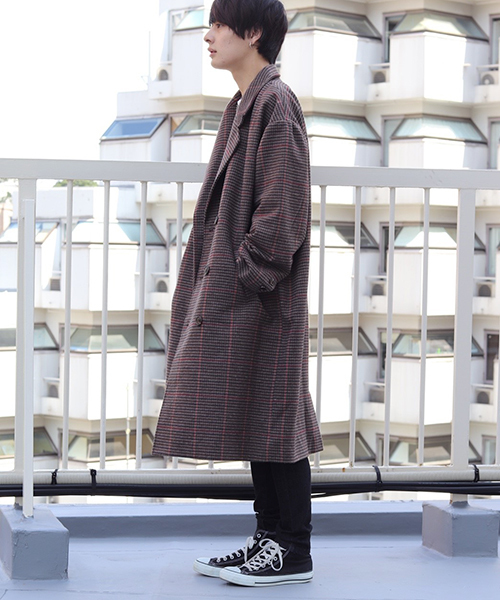 kutir（クティール）の「BIG Chester / ビッグ チェスター コート（チェスターコート・メンズ・チャコールグレー/ブラック/ダークブラウン・SMALL/MEDIUM/LARGE）」の8枚目の写真