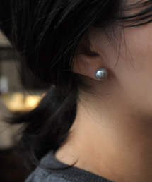 anq.（アンク）の「「anq.」K10・パールスタッドノンホールイヤリング（ピアリング）（イヤリング）」