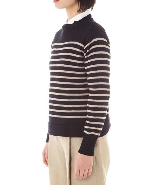 美品 マーガレットハウエル LONG SLEEVE MATELOT ニット