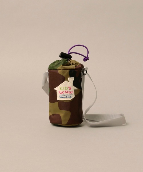 こども ビームス（コドモビームス）の「KID'S PACKERS × こども ビームス / 別注 New ボトルホルダーS（トラベルグッズ・キッズ・ピンク/イエロー/オリーブ/ブルー・SMALL）」の2枚目の写真