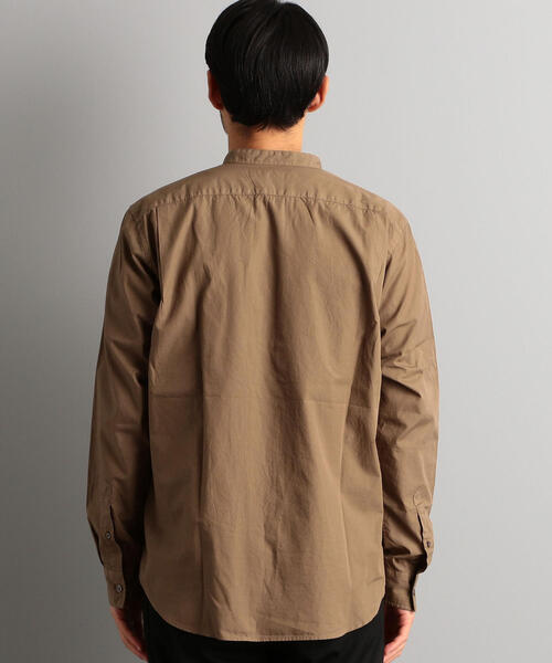 green label relaxing（グリーンレーベルリラクシング）の「CM G/Dブロードバンドカラー シャツ（シャツ/ブラウス・メンズ・ネイビー/オリーブ/ピンク/モカ・SMALL/MEDIUM/LARGE/X-LARGE）」の5枚目の写真