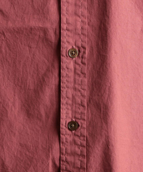 green label relaxing（グリーンレーベルリラクシング）の「CM G/Dブロードバンドカラー シャツ（シャツ/ブラウス・メンズ・ネイビー/オリーブ/ピンク/モカ・SMALL/MEDIUM/LARGE/X-LARGE）」の13枚目の写真