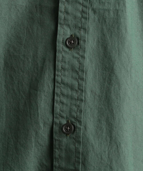 green label relaxing（グリーンレーベルリラクシング）の「CM G/Dブロードバンドカラー シャツ（シャツ/ブラウス・メンズ・ネイビー/オリーブ/ピンク/モカ・SMALL/MEDIUM/LARGE/X-LARGE）」の14枚目の写真