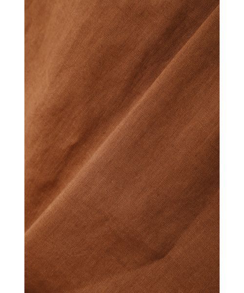 NATURAL BEAUTY BASIC（ナチュラルビューティーベーシック）の「[洗える]フレンチリネンノースリーブブラウス（シャツ/ブラウス・レディース・ブラウン/ブルー/ホワイト系その他・MEDIUM）」の16枚目の写真