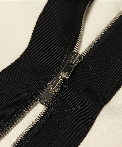 SOMARTA(ソマルタ)の「Jet Blouson(ブルゾン・レディース・ホワイト×ブラック/ブラック・1)」の12枚目の写真