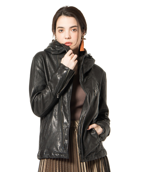 glamb（グラム）の「【glamb】Carol drape riders/GB0319/JKT07