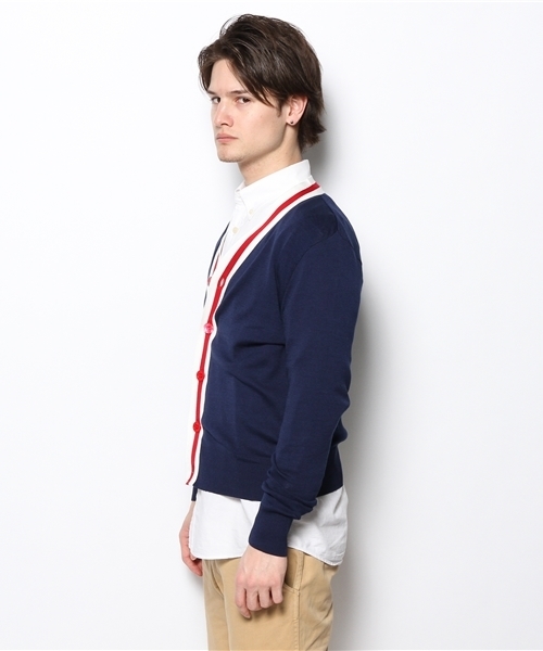 IENA - Letroyes / 別注 HENRI ライン カーディガン BEAMS F（ビームスエフ）の「Letroyes / 別注“HENRI” ライン