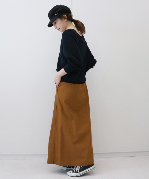 AMERICAN HOLIC（アメリカンホリック）の「Vネックドルマンニットカーディガン　＊（カーディガン/ボレロ・レディース・ネイビー/グリーン/アイボリー/モカ/テラコッタ・M/L）」の16枚目の写真