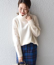 SHIPS カシミヤボートネックプルオーバー カシミヤのボートネックプルオーバー