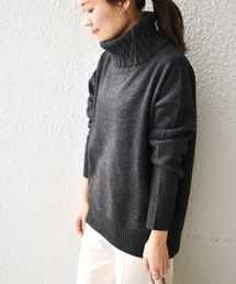 ウールカシミヤタートルネックプルオーバー◇