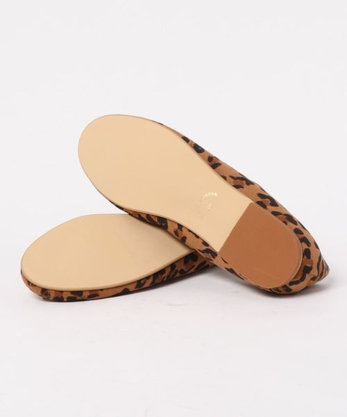 flower（フラワー）の「スムースレオパードバレー（バレエシューズ・レディース・ブラウン・38/36/37/35/39）」の3枚目の写真