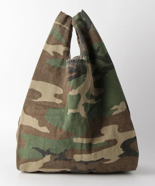 MASTER&Co（マスターアンドコー）の「[マスターアンドコー] SC MASTER&Co. コットンレジバッグ トートバッグ（トートバッグ・メンズ・ベージュ/オリーブ・FREE）」の6枚目の写真