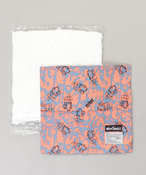 FABRICK【WILD THIGS×GASIUS】SQUARE CUSHION COVER＋PILLOW（クッション/クッションカバー）｜FABRICK（ファブリック）