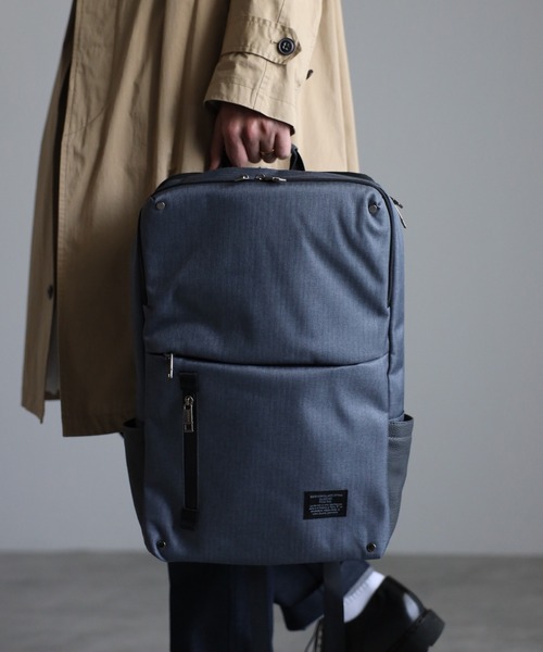 【グッシオウォーモ】大容量リュックサックA4/PC収納ビジネスカジュアル