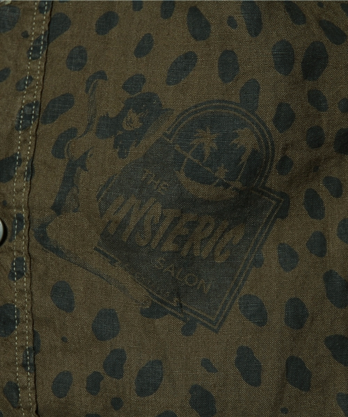 HYSTERIC GLAMOUR（ヒステリックグラマー）の「半袖ミリタリーSH（シャツ/ブラウス・メンズ・カーキ/グリーン系カモフラージュ/ブラック・SMALL/MEDIUM/LARGE）」の6枚目の写真