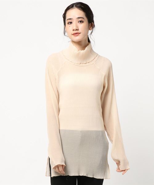 セール シアープリーツハイネック長袖ブラウス シャツ ブラウス Tite In The Store ティテ インザ ストア のファッション通販 Zozotown