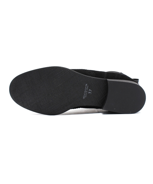 BEAMS LIGHTS Women's(ビームスライツ ウィメンズ)の「KMB / サイドゴアショートブーツ(ブーツ・レディース・ブラック/ベージュ・38/36/37)」の4枚目の写真