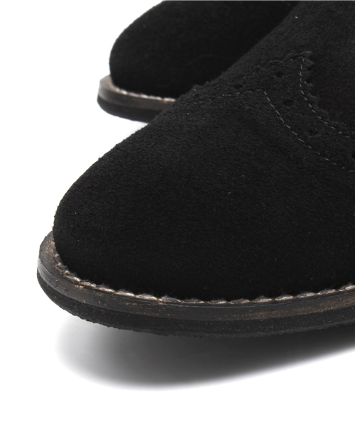 BEAMS LIGHTS Women's(ビームスライツ ウィメンズ)の「KMB / サイドゴアショートブーツ(ブーツ・レディース・ブラック/ベージュ・38/36/37)」の6枚目の写真