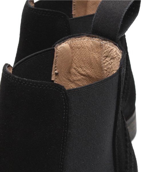 BEAMS LIGHTS Women's(ビームスライツ ウィメンズ)の「KMB / サイドゴアショートブーツ(ブーツ・レディース・ブラック/ベージュ・38/36/37)」の7枚目の写真