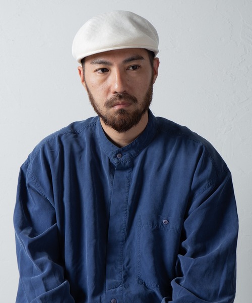 RACAL（ラカル）の「SP Knit Hunting / SP サーモニットハンチング（ハンチング/ベレー帽・メンズ・ライトグレー/ブラック/ベージュ/ネイビー/モスグリーン/グレー/パープル/ブラウン/レッド/オフホワイト・MEDIUM/LARGE）」の21枚目の写真