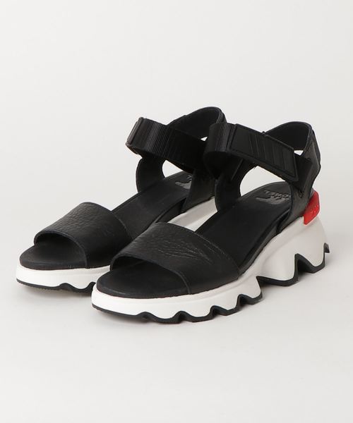 Sorel Pink Kinetic Black サンダル Sorel ソレル のファッション Black Nl3567 010 を購入でき