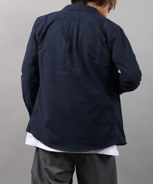 EVOLUTION(エボリューション)の「Stretch long sleeve oxford shirt / ストレッチ 長袖オックスフォードシャツ カラーシャツ unisex(シャツ/ブラウス・メンズ・ピンク/オフホワイト/ベージュ/ミント/ネイビー/オレンジ・XL/M/L)」の22枚目の写真