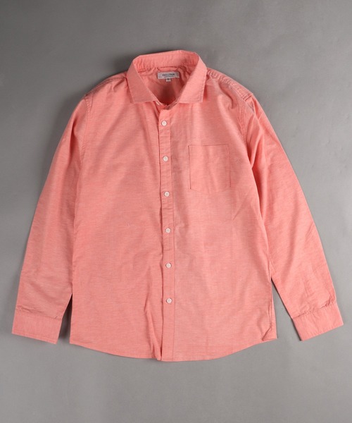 EVOLUTION(エボリューション)の「Stretch long sleeve oxford shirt / ストレッチ 長袖オックスフォードシャツ カラーシャツ unisex(シャツ/ブラウス・メンズ・ピンク/オフホワイト/ベージュ/ミント/ネイビー/オレンジ・XL/M/L)」の17枚目の写真
