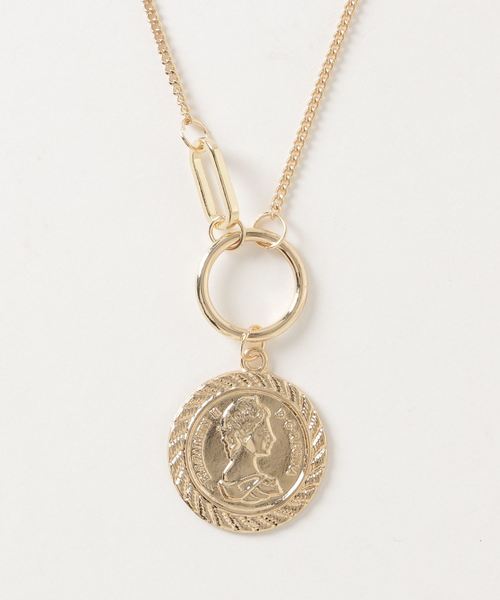 WEGO(ウィゴー)の「WEGO/【3点セット】コインネックレス(ネックレス・レディース・シルバー/ゴールド・FREE)」の4枚目の写真