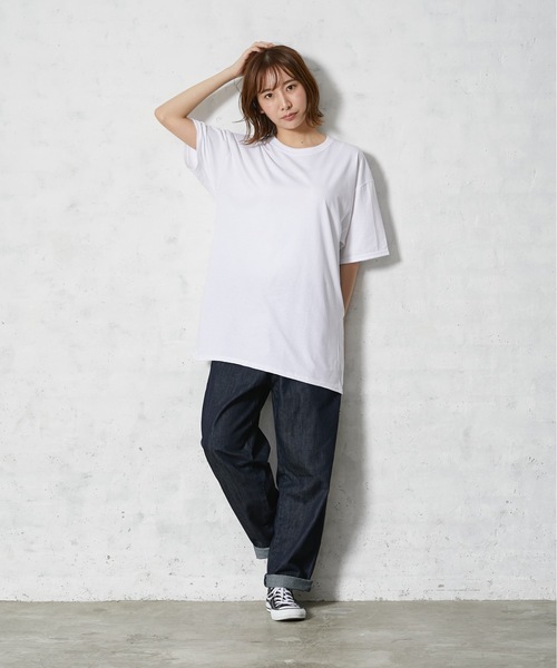 FRUIT OF THE LOOM（フルーツオブザルーム）の「【Fruit of the Loom/フルーツオブザルーム】Tシャツ 無地　ユニセックス クルーネック（Tシャツ/カットソー・メンズ・ホワイト/ブラック・SMALL/MEDIUM/LARGE/X-LARGE）」の22枚目の写真