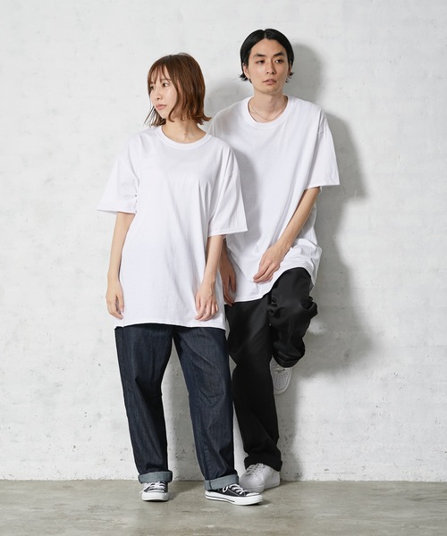 FRUIT OF THE LOOM（フルーツオブザルーム）の「【Fruit of the Loom/フルーツオブザルーム】Tシャツ 無地　ユニセックス クルーネック（Tシャツ/カットソー・メンズ・ホワイト/ブラック・SMALL/MEDIUM/LARGE/X-LARGE）」の17枚目の写真