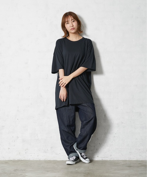 FRUIT OF THE LOOM（フルーツオブザルーム）の「【Fruit of the Loom/フルーツオブザルーム】Tシャツ 無地　ユニセックス クルーネック（Tシャツ/カットソー・メンズ・ホワイト/ブラック・SMALL/MEDIUM/LARGE/X-LARGE）」の14枚目の写真