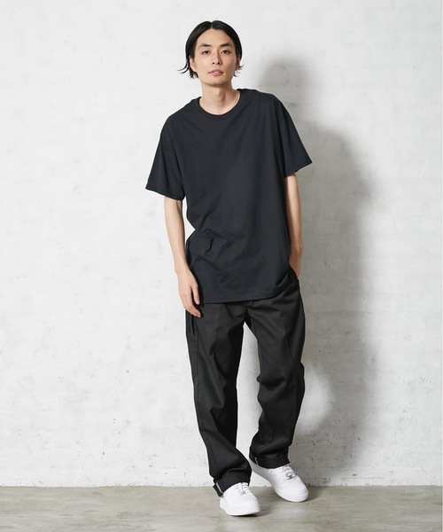 FRUIT OF THE LOOM（フルーツオブザルーム）の「【Fruit of the Loom/フルーツオブザルーム】Tシャツ 無地　ユニセックス クルーネック（Tシャツ/カットソー・メンズ・ホワイト/ブラック・SMALL/MEDIUM/LARGE/X-LARGE）」の15枚目の写真