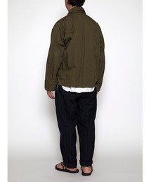 CORONA UTILITY コロナ シャツジャケット オリエンタル柄 メンズL ザ コロナユーティリティ THE CORONA UTILITY ミリタリー ヘリンボーン