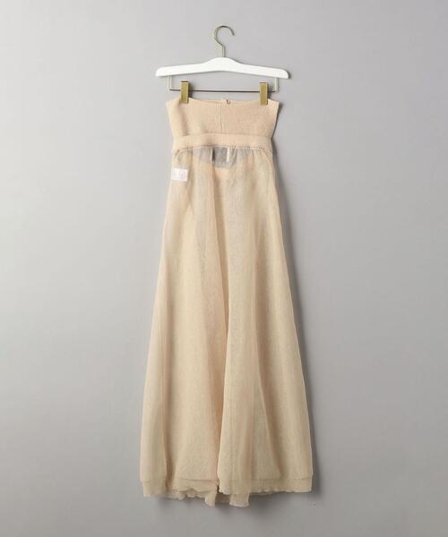 TAN（タン）の「＜TAN＞シアーフレアスカート/ベージュо（スカート・レディース・ベージュ・FREE）」の2枚目の写真