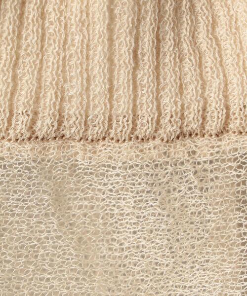 TAN（タン）の「＜TAN＞シアーフレアスカート/ベージュо（スカート・レディース・ベージュ・FREE）」の6枚目の写真