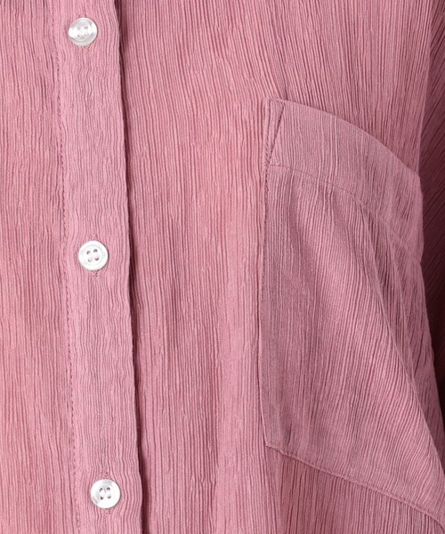 archives（アルシーヴ）の「楊柳クレープシャツ（シャツ/ブラウス・レディース・パープル/イエロー/アイボリー/ミント・MEDIUM）」の10枚目の写真