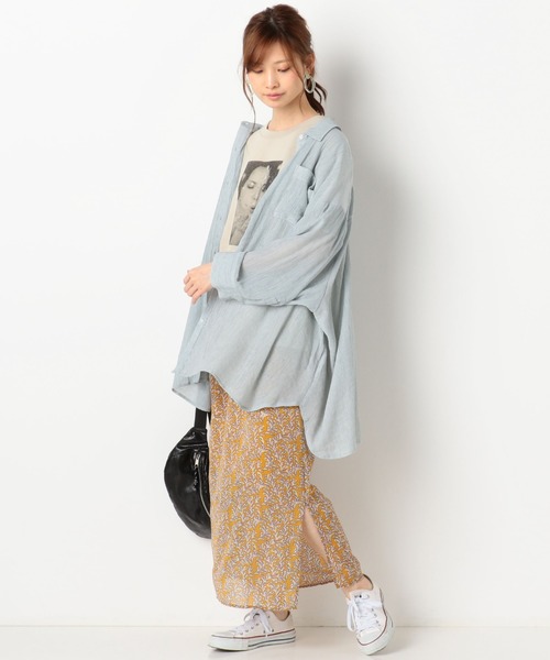 archives（アルシーヴ）の「楊柳クレープシャツ（シャツ/ブラウス・レディース・パープル/イエロー/アイボリー/ミント・MEDIUM）」の21枚目の写真