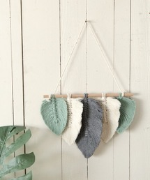 BAYFLOW | BFマクラメタペ　フェザー(インテリア雑貨)