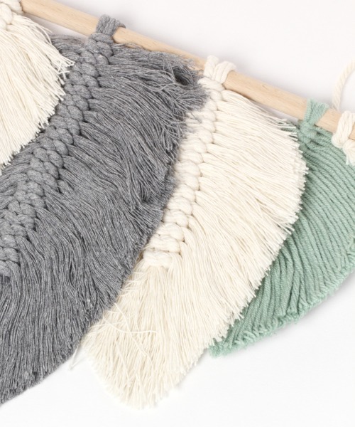 BAYFLOW（ベイフロー）の「BFマクラメタペ　フェザー（インテリア雑貨・レディース・その他1・0）」の8枚目の写真