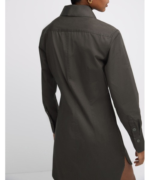 セール Maison Fitted Shirt Shirt ワンピース Dress シャツワンピース Maison Kitsune メゾンキツネ のファッション
